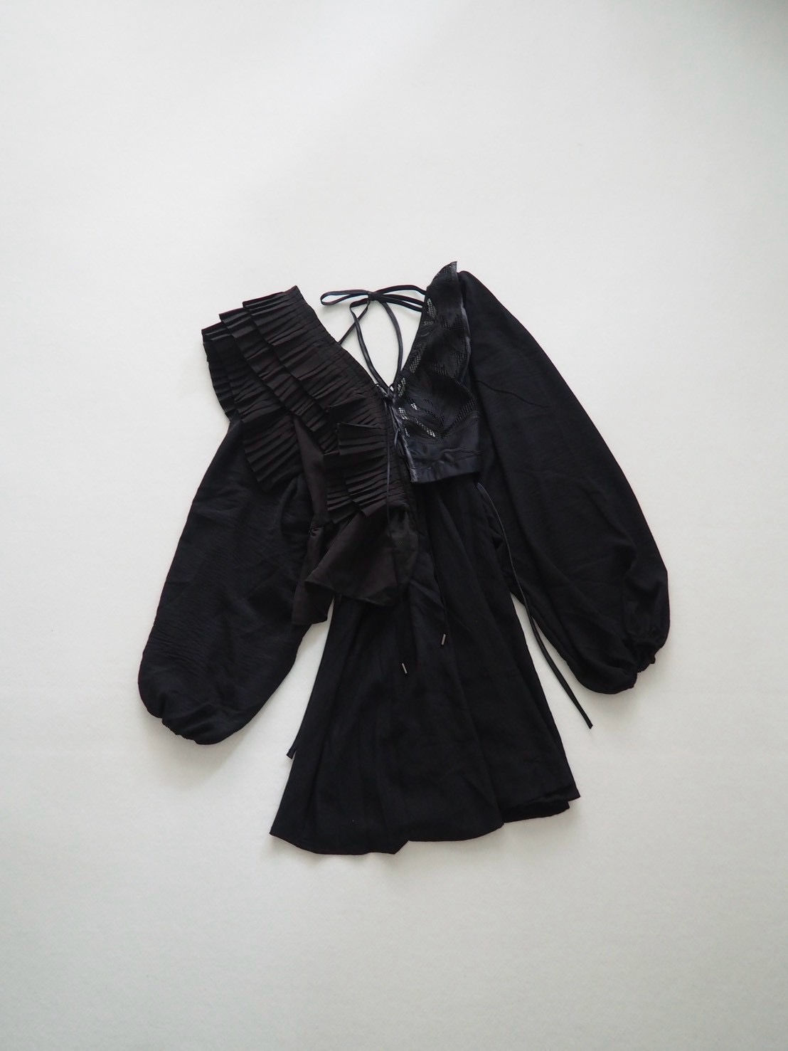 74℃ short dress / black