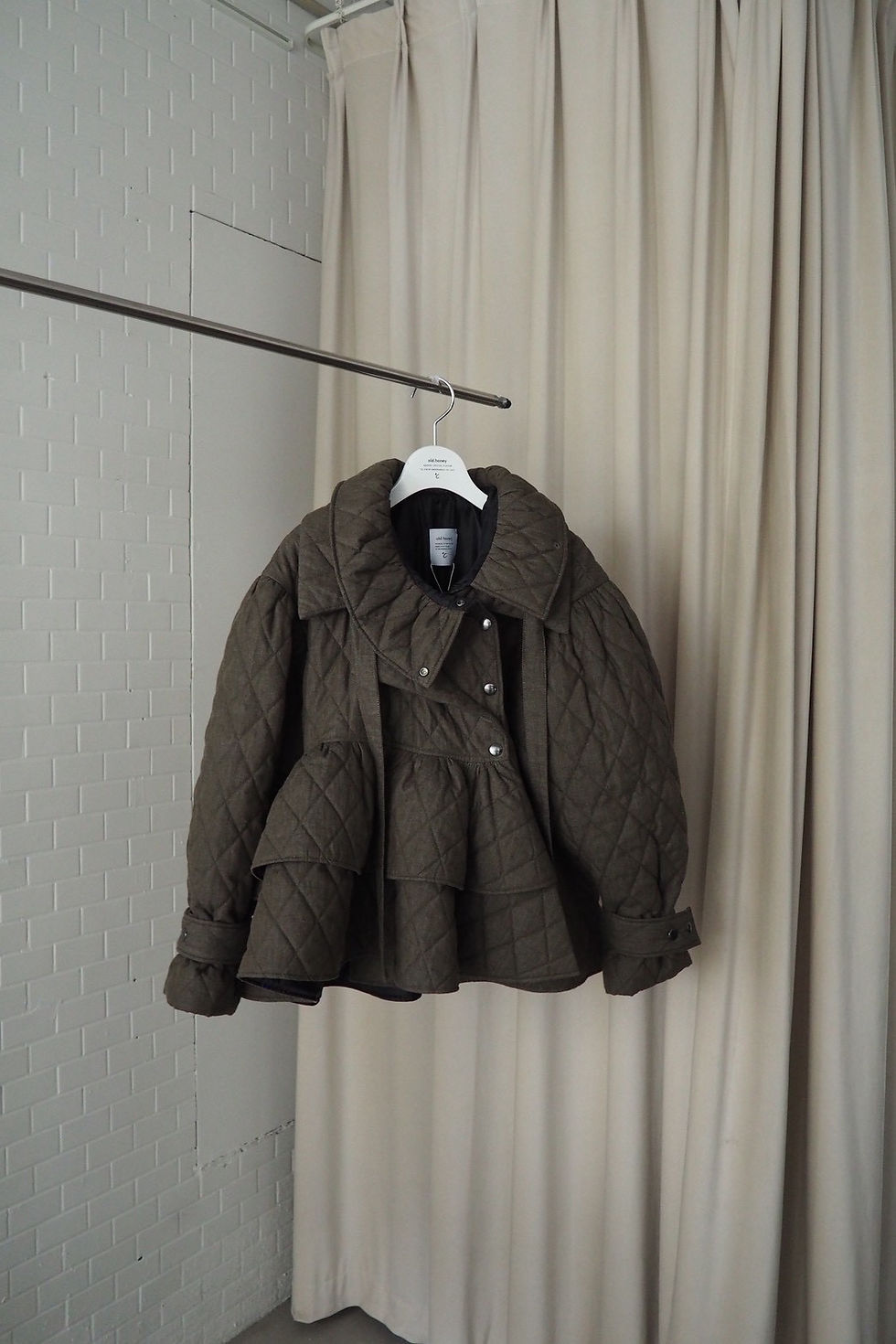 縮圖：72℃ short coat / khaki