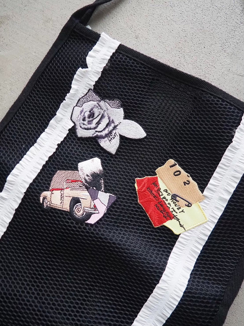サムネイル： 59℃ bag / black×white