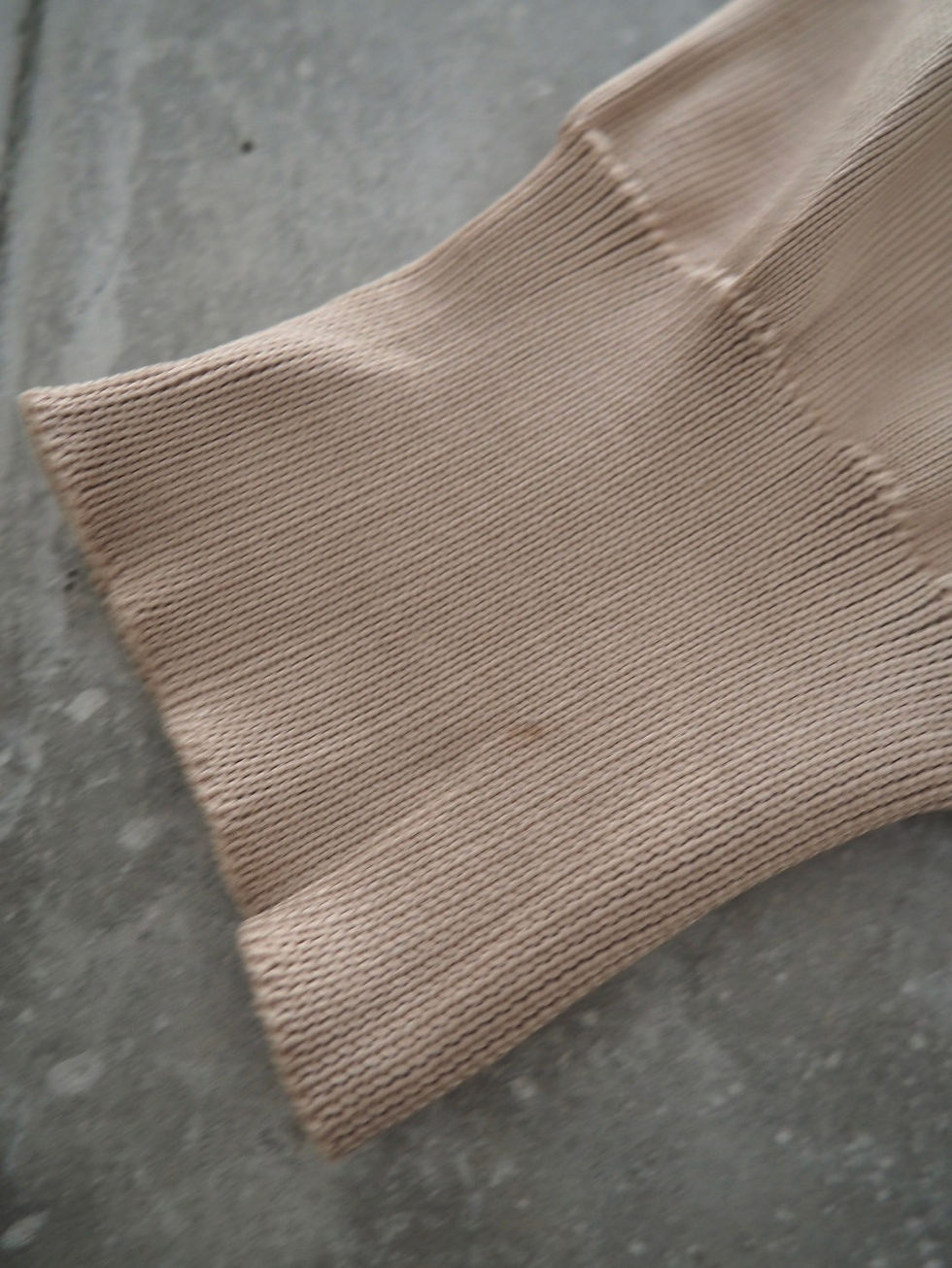 Thumbnail: halfzip knit / beige