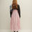 サムネイル： 45℃ dress / charcoal×pink