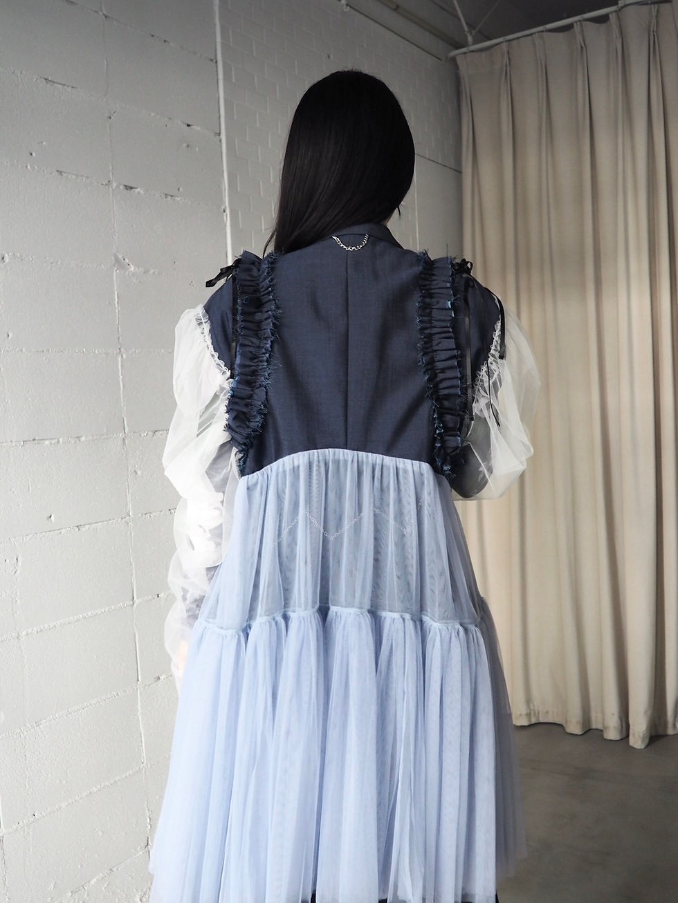 サムネイル： 120℃ jacket / blue × lightblue
