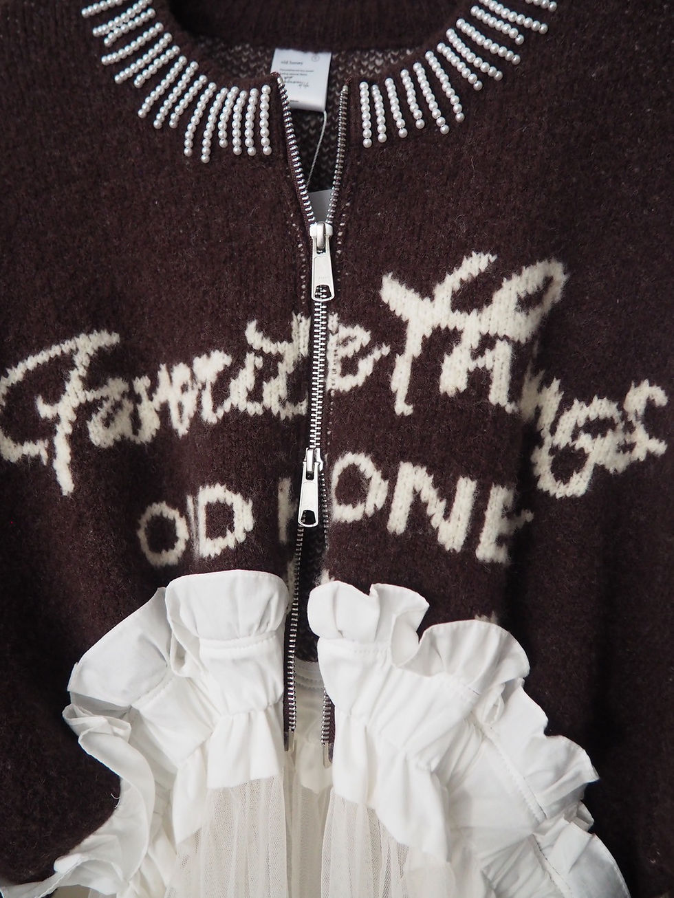 サムネイル： 78℃ knit zipup / brown