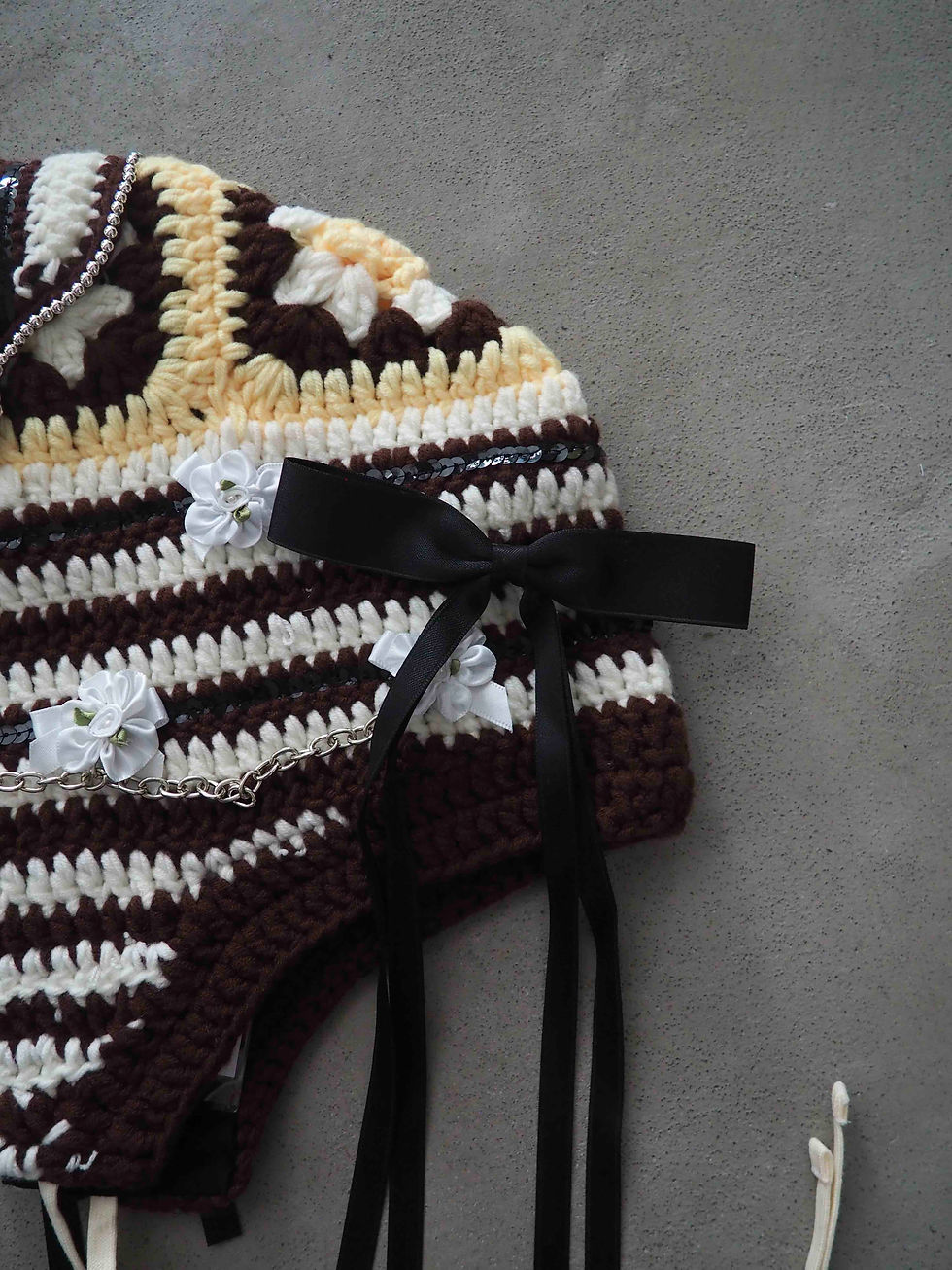 サムネイル： 70℃ ear knit flight cap / brown