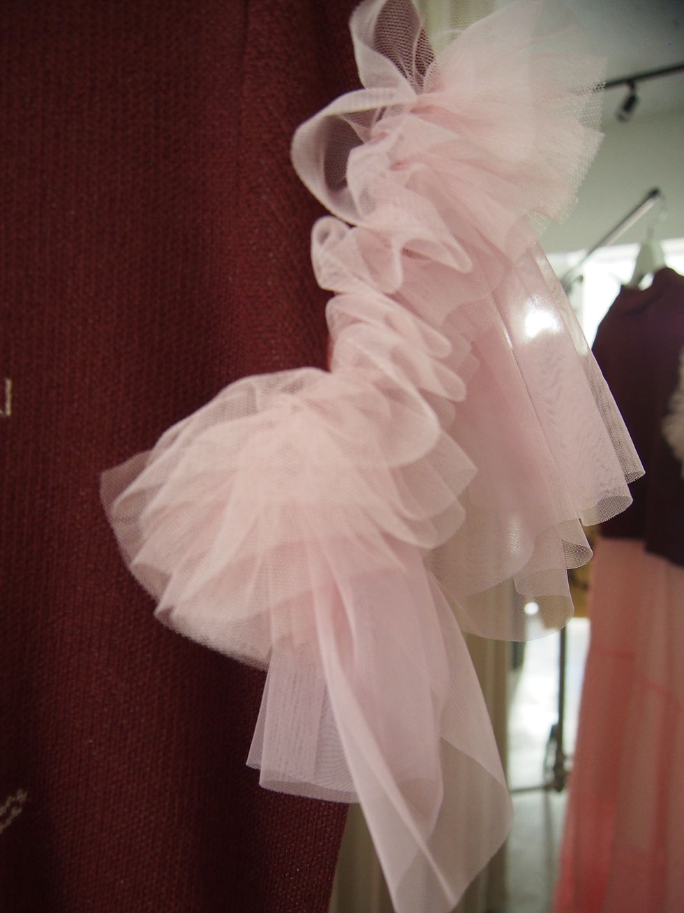 Thumbnail: 68℃ dress / brown×pink