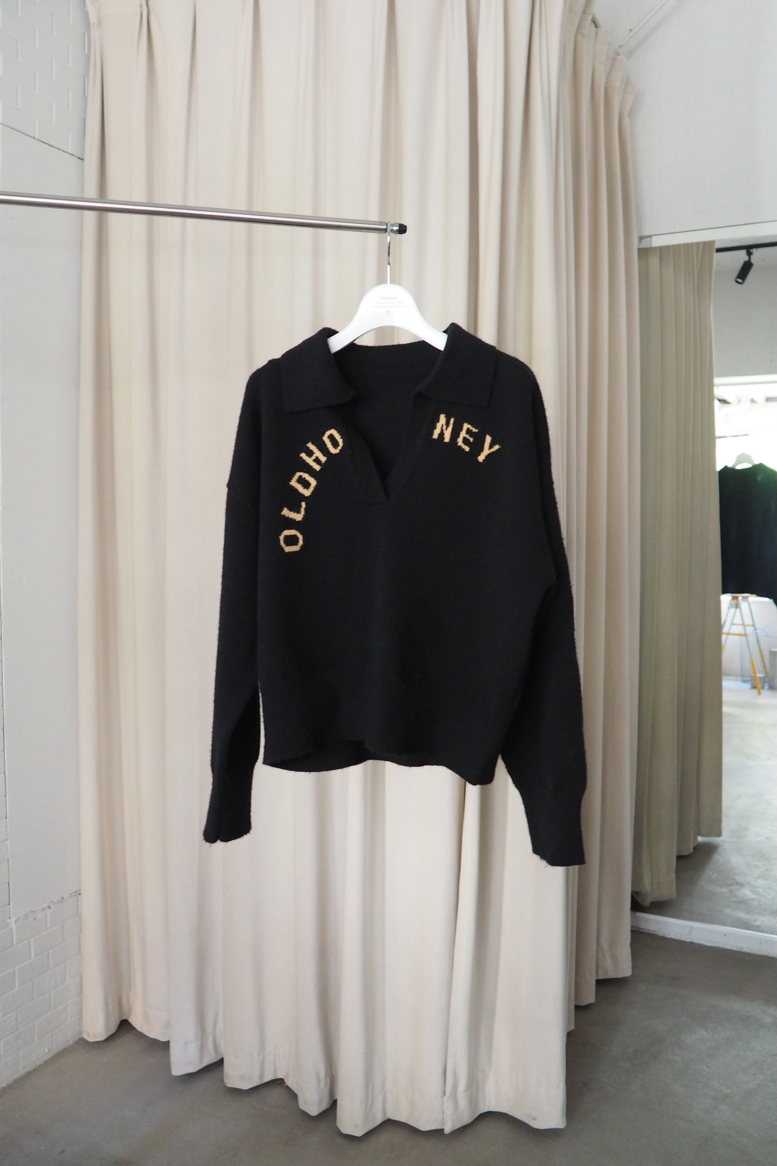 【Pre-Order】48℃ knit tops / black