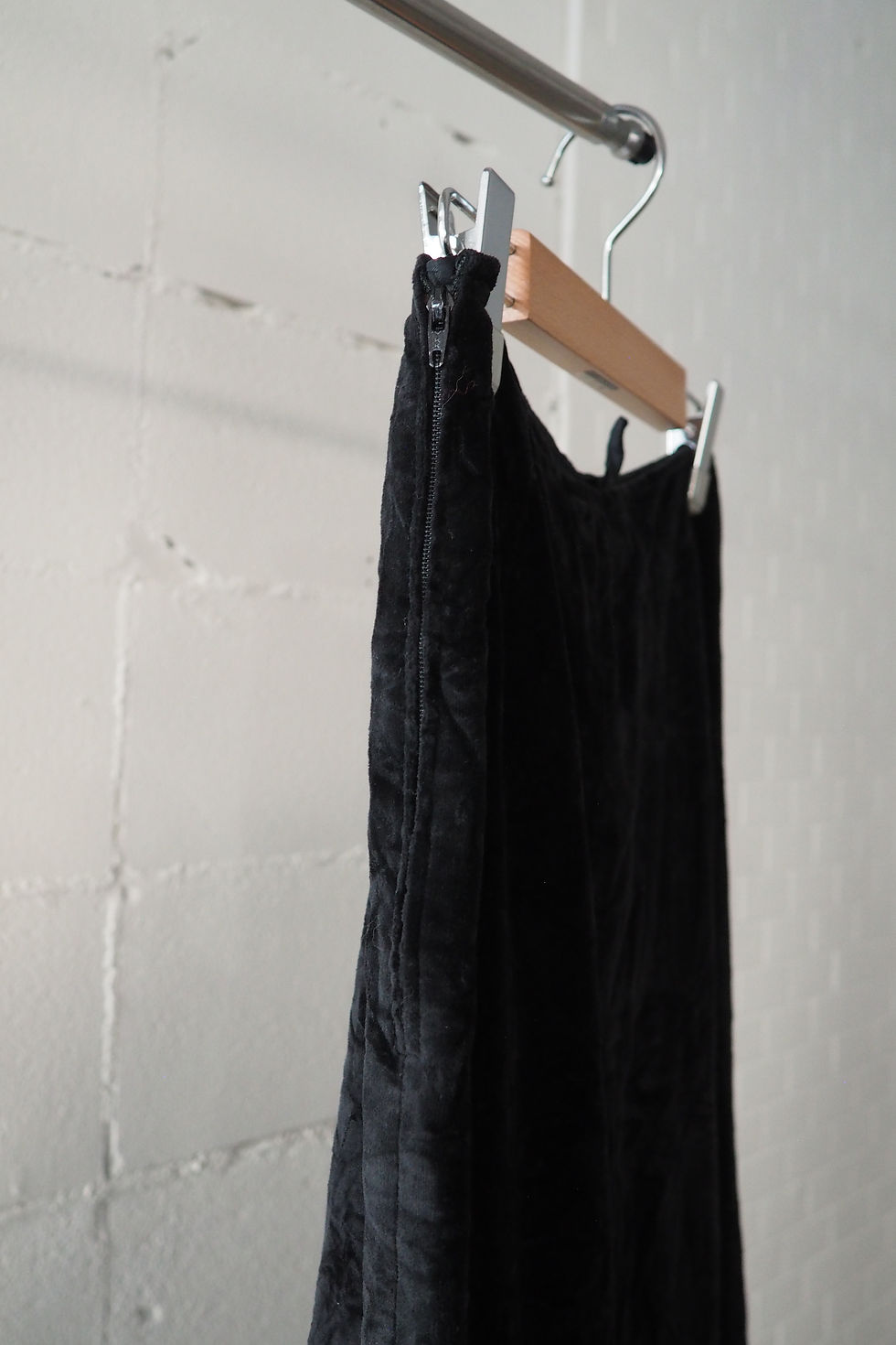 Thumbnail: euro velvet long skirt