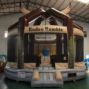 Rodeo Rumble inflatable wrecking ball rental in Ottawa
