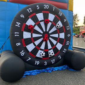 inflatable soccer darts rental in Ottawa