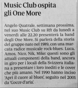 Articolo La Regione 070504