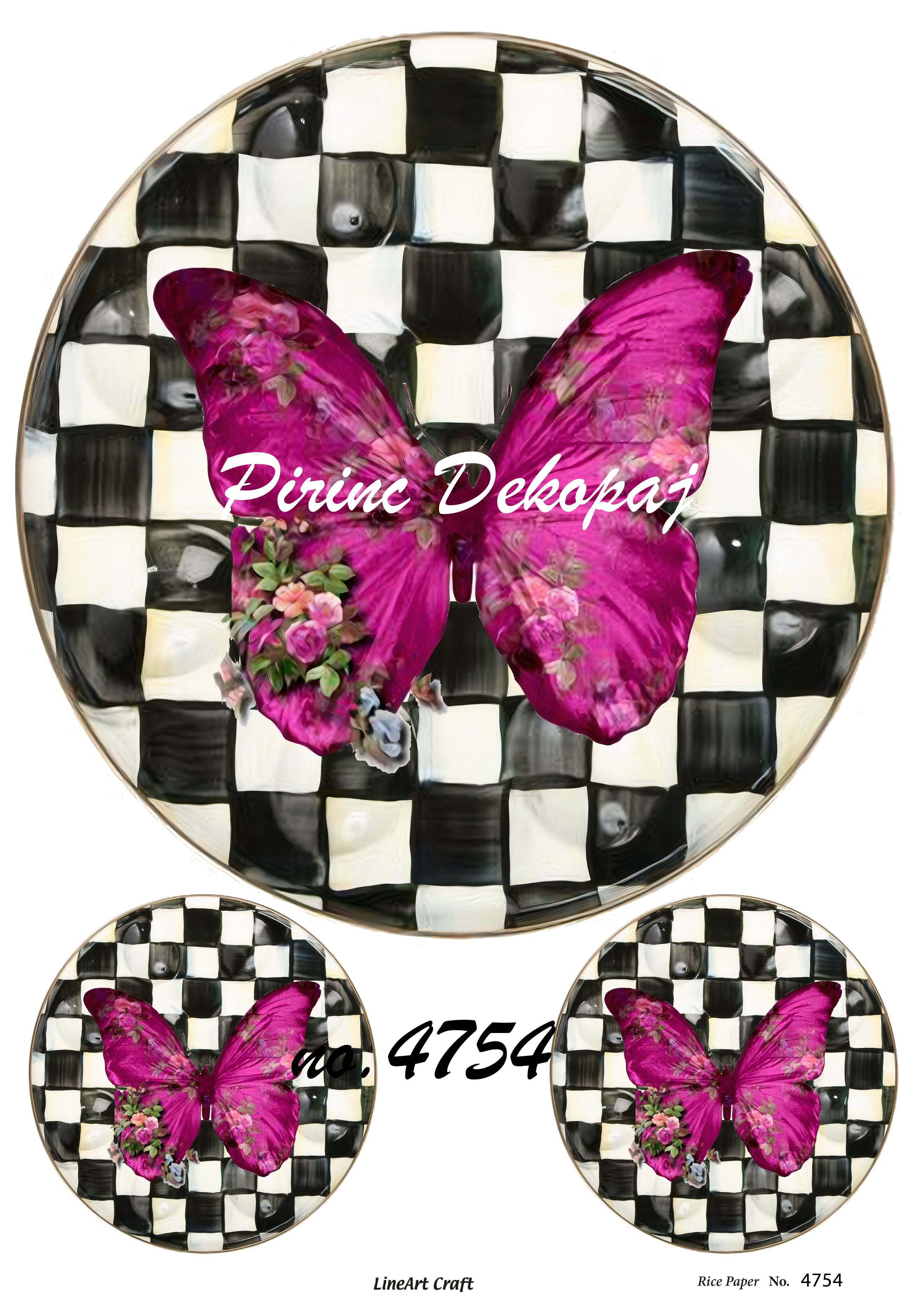 LİNEART PİRİNÇ DEKOPAJ 4754