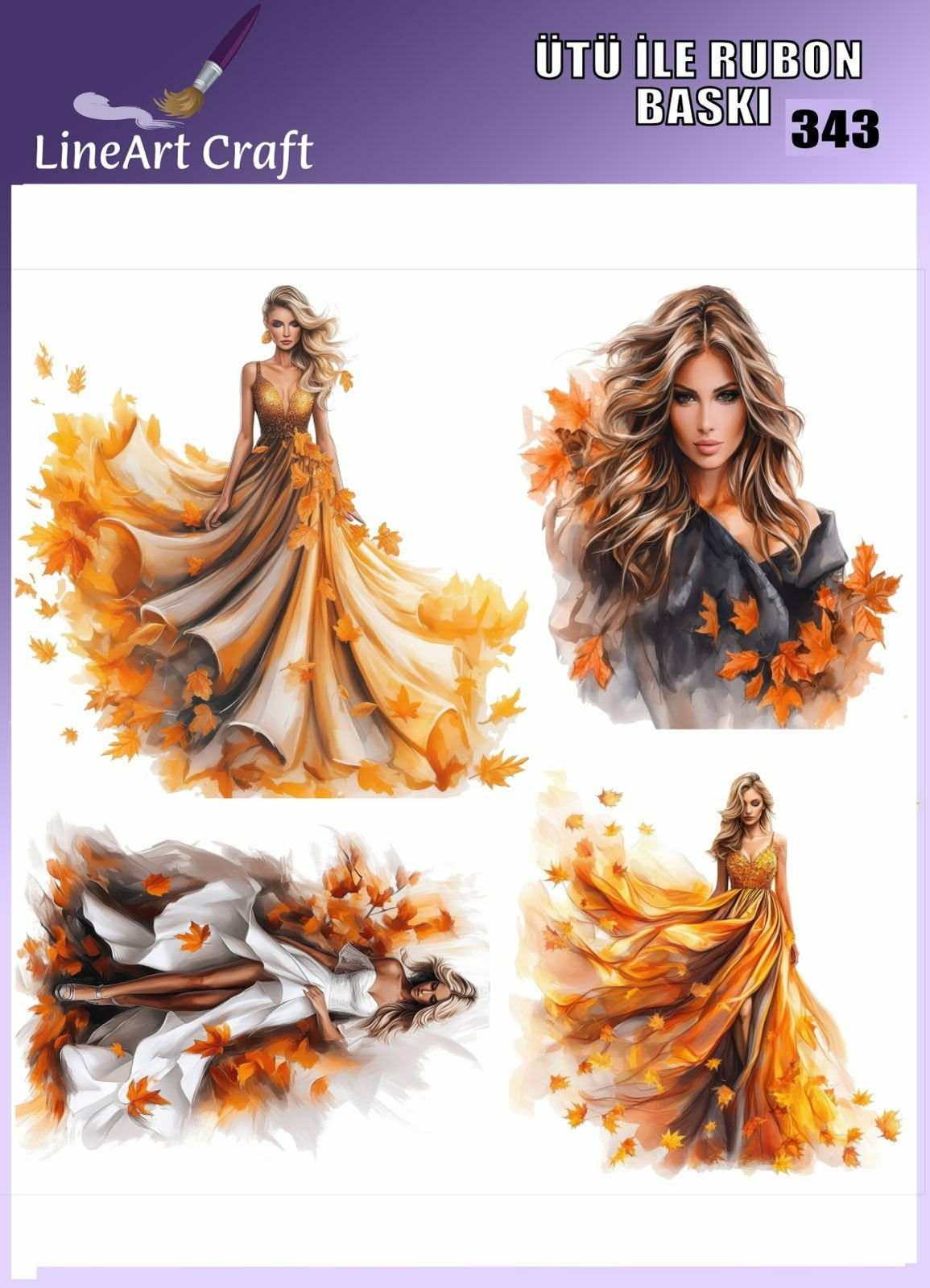 LİNEART ÜTÜ İLE RUB ON TRANSFER 343