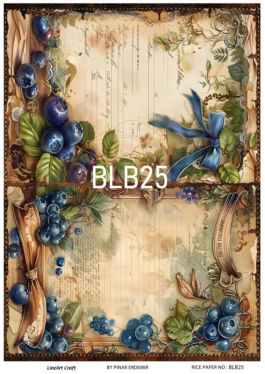 LİNEART PİRİNÇ DEKOPAJ BLB25