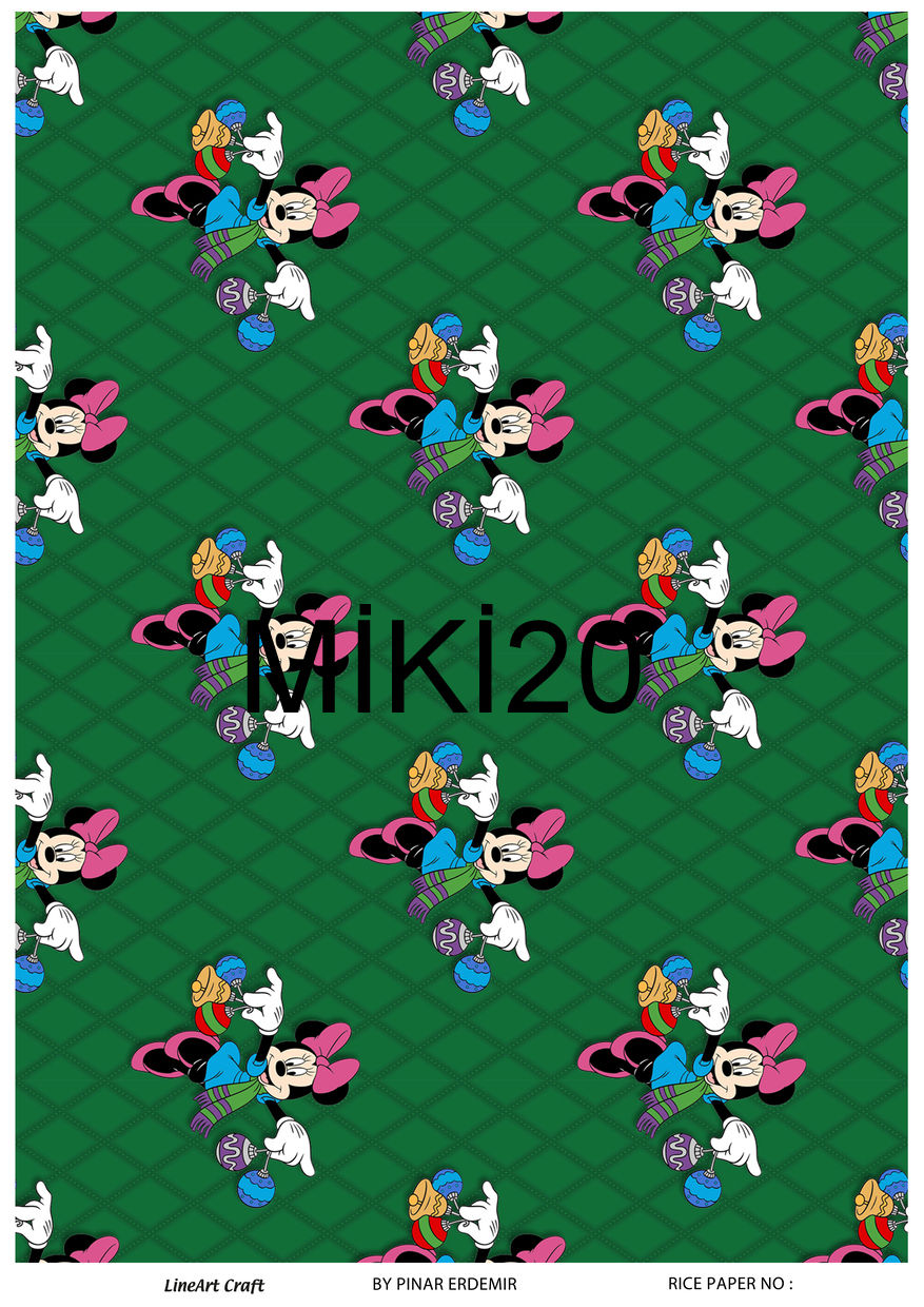 LİNEART PİRİNÇ DEKOPAJ MİKİ20