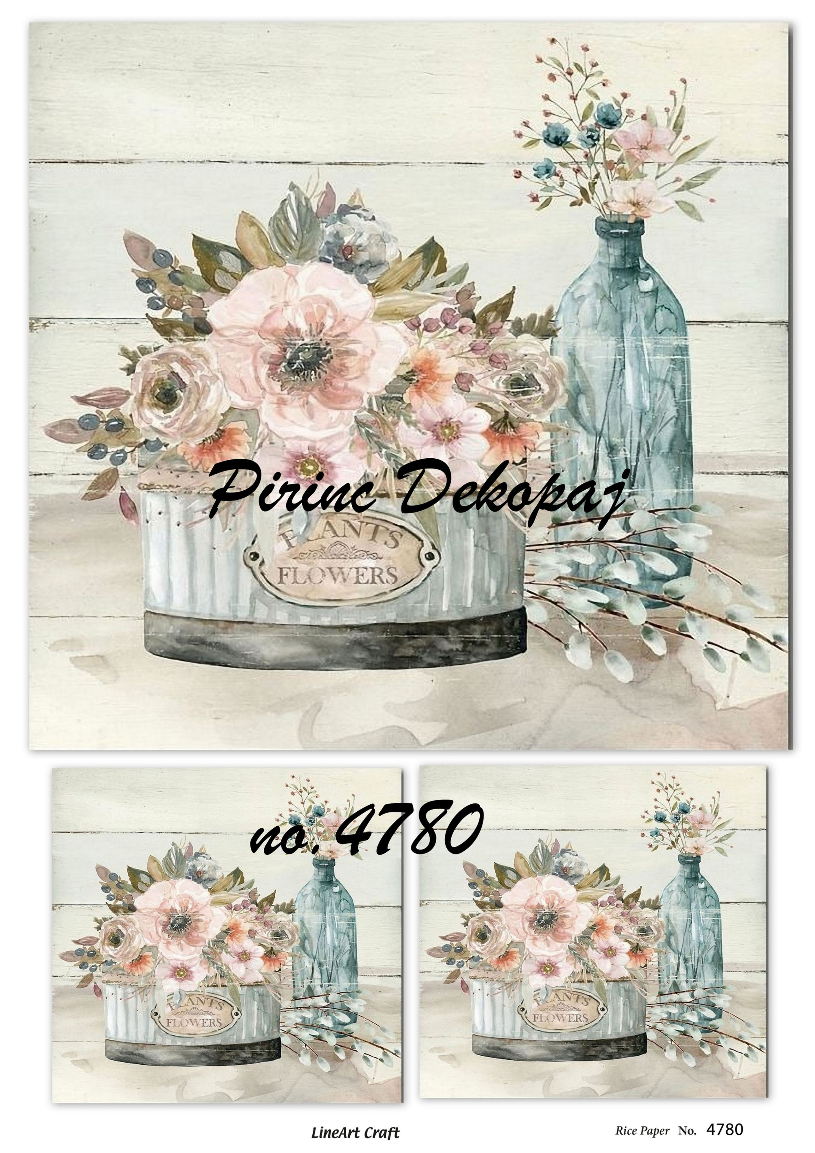 LİNEART PİRİNÇ DEKOPAJ 4780