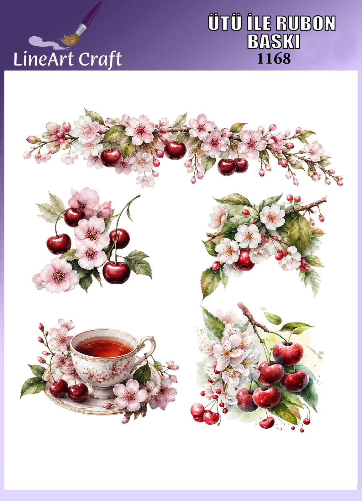 LİNEART ÜTÜ İLE RUB ON TRANSFER 1168