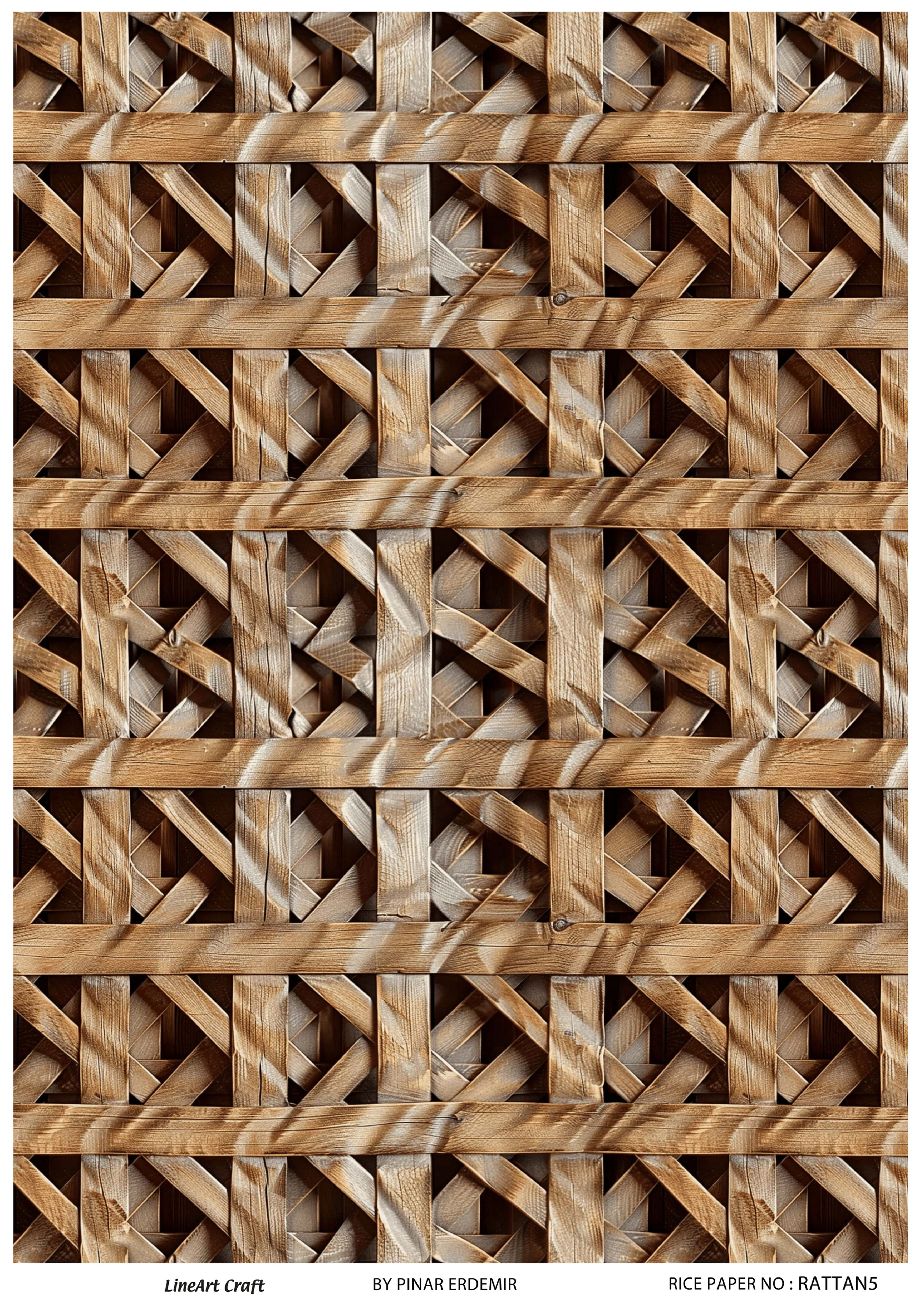 LİNEART  PİRİNÇ DEKOPAJ RATTAN5