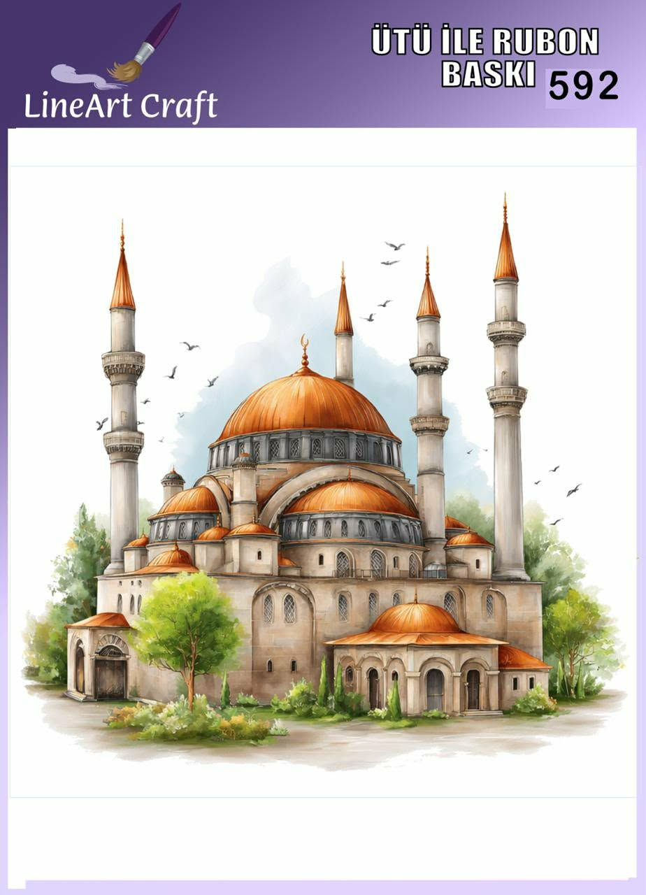 LİNEART ÜTÜ İLE RUB ON TRANSFER 592