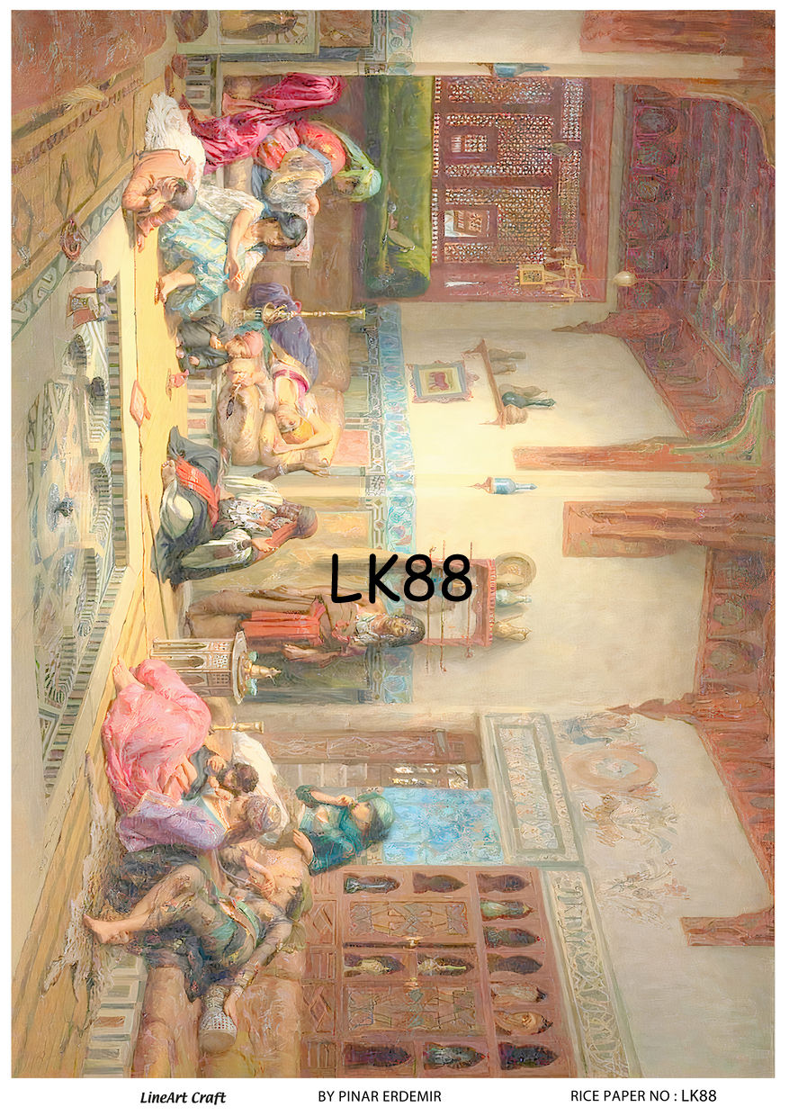 LİNEART PİRİNÇ DEKOPAJ LK88