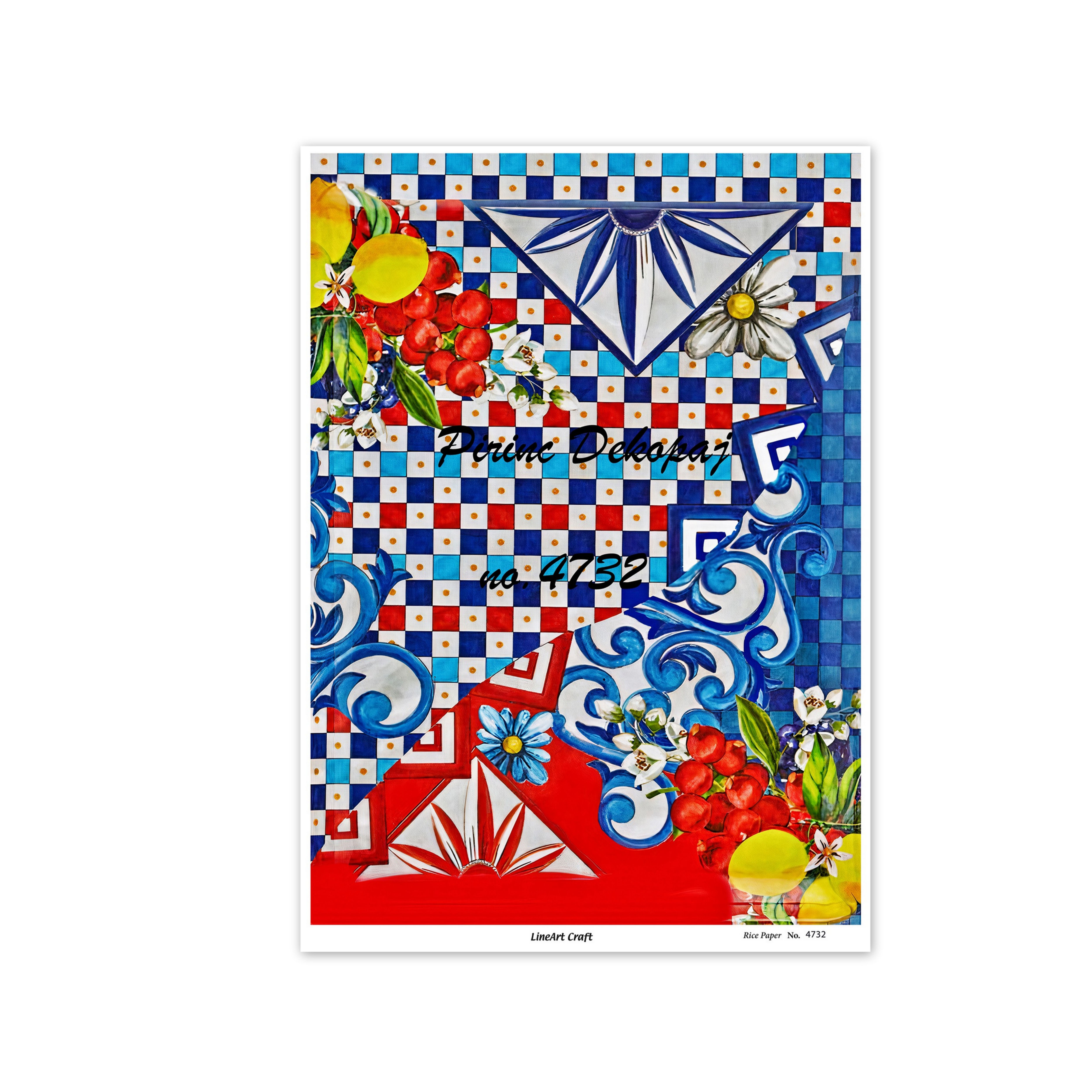 LİNEART PİRİNÇ DEKOPAJ 4732