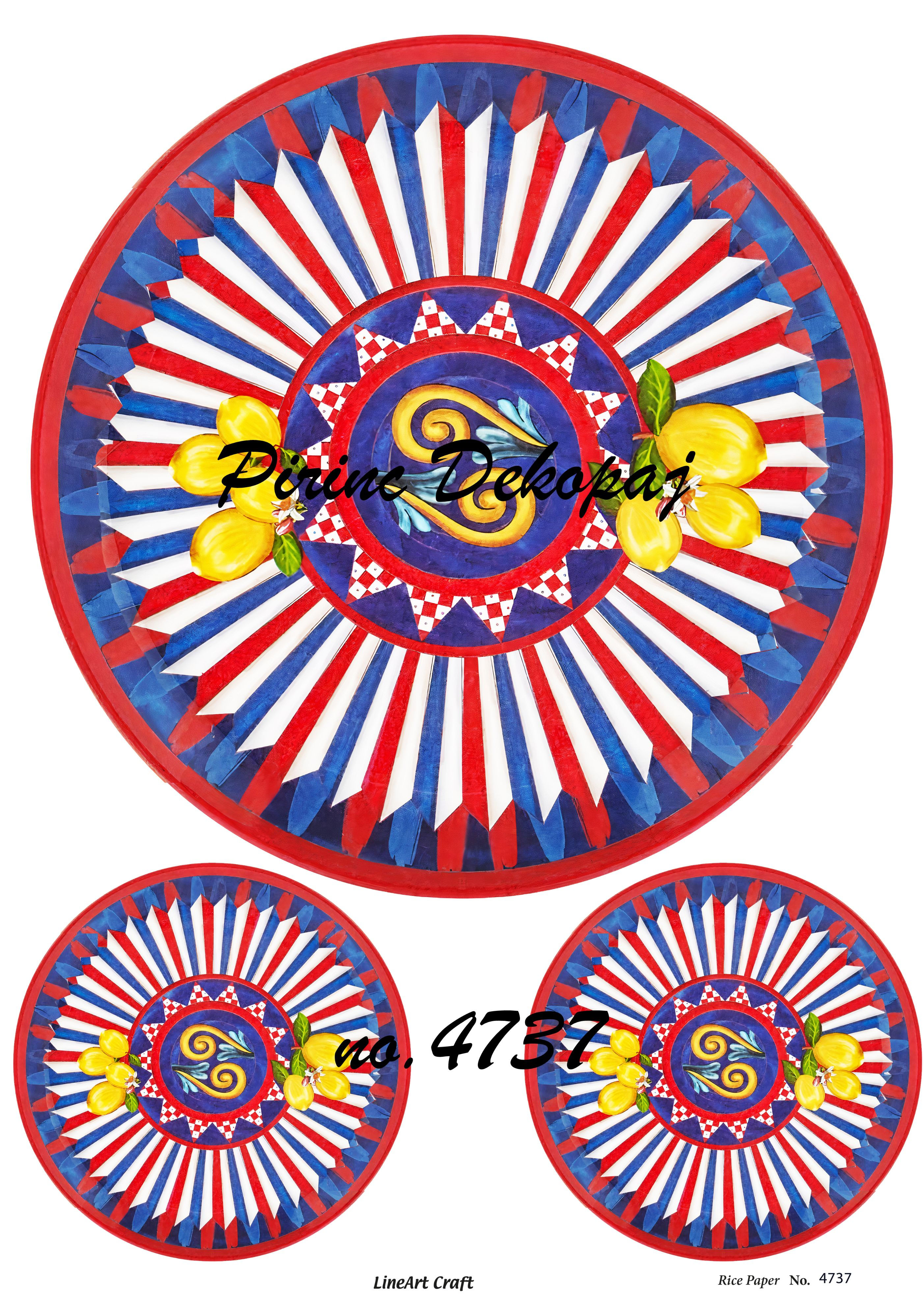 LİNEART PİRİNÇ DEKOPAJ 4737