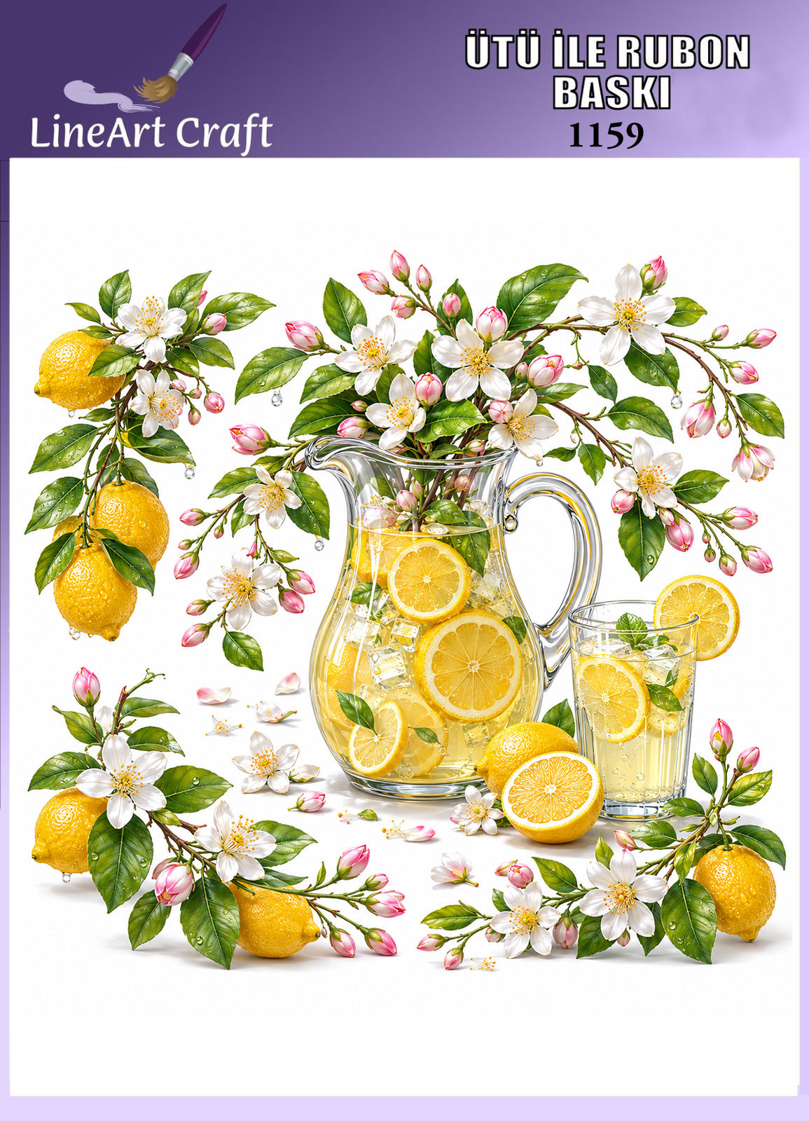 LİNEART ÜTÜ İLE RUB ON TRANSFER 1159