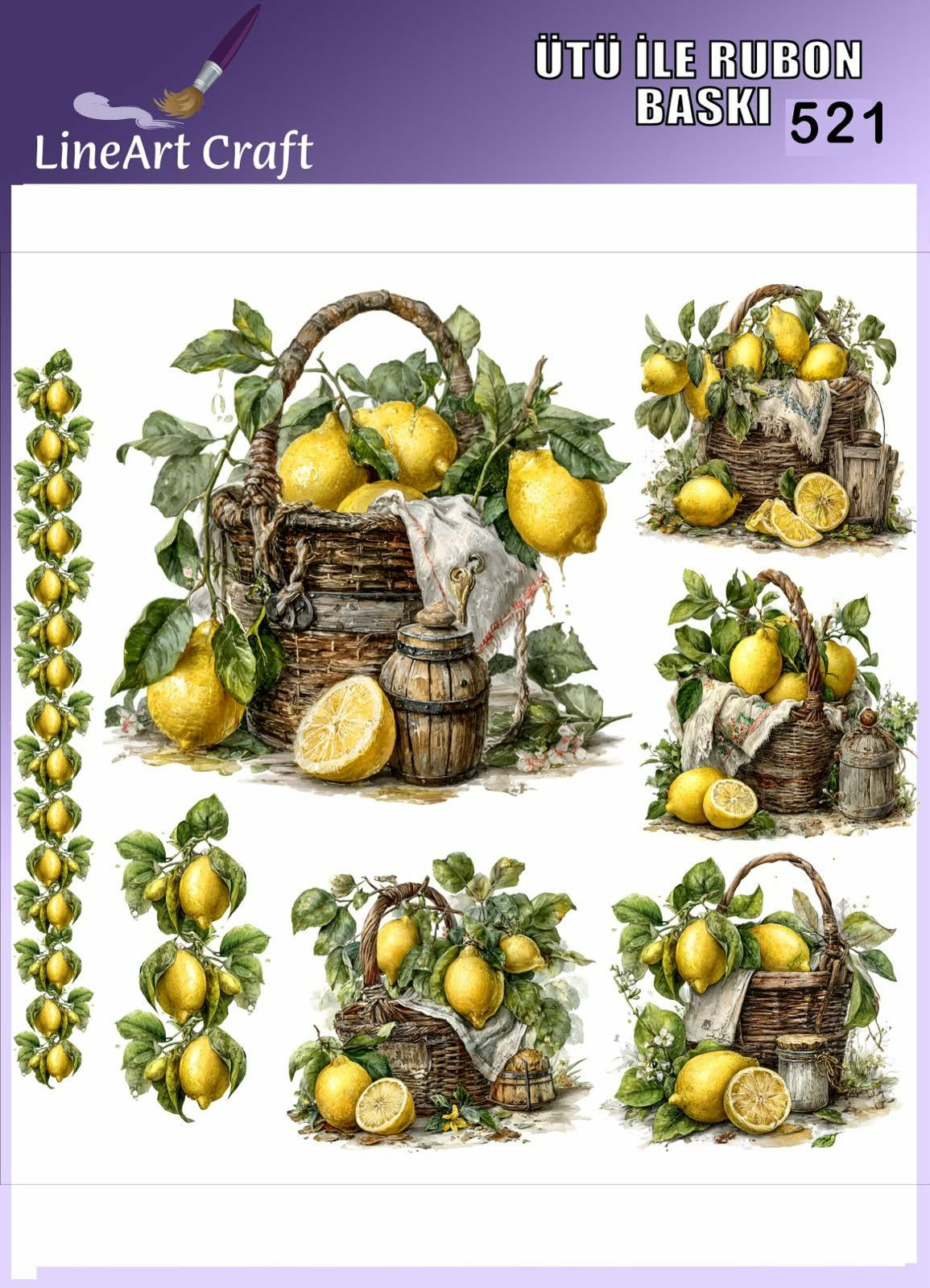 LİNEART ÜTÜ İLE RUB ON TRANSFER 521