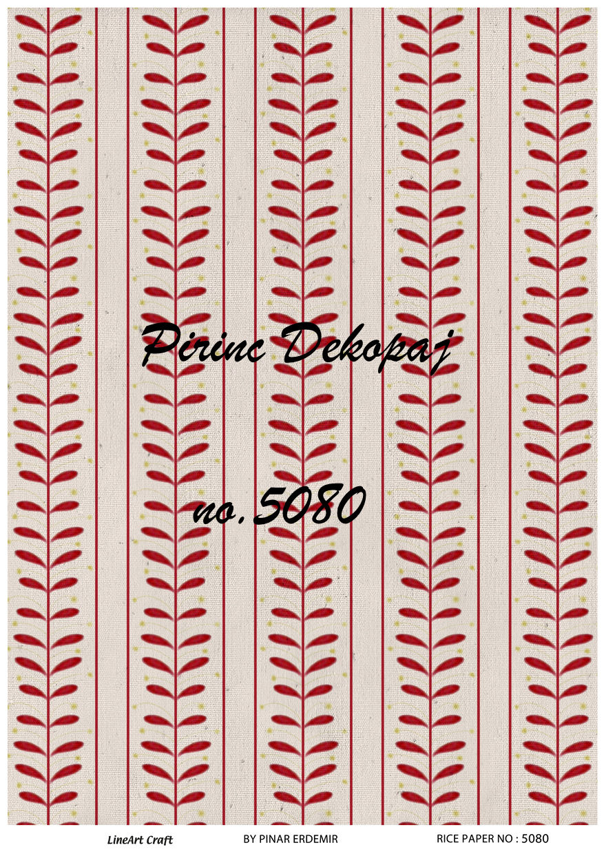 LİNEART PİRİNÇ DEKOPAJ 5080