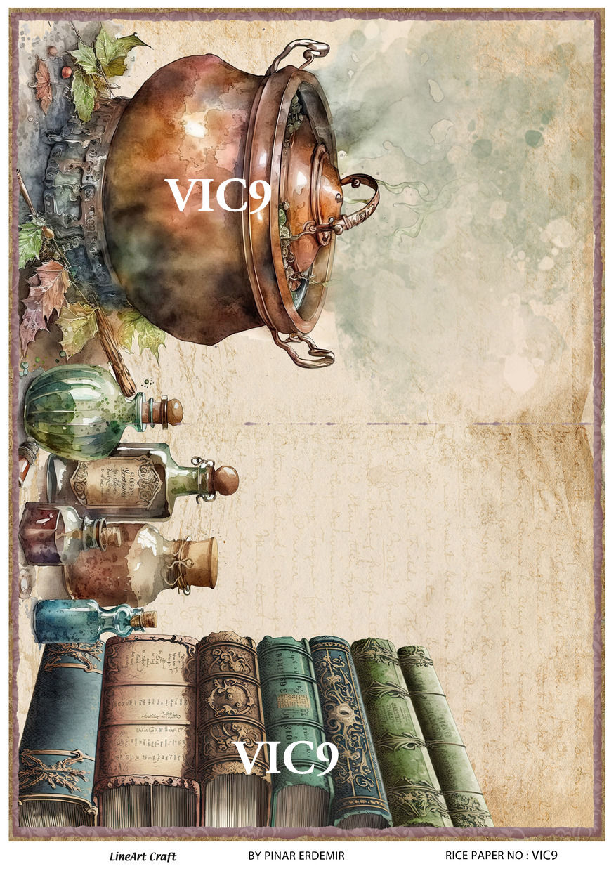 LİNEART PİRİNÇ DEKOPAJ VIC9