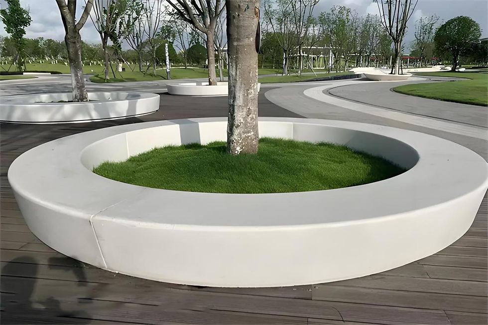 Using short-cut alkali-resistant glass fiber to strengthen park greening projects