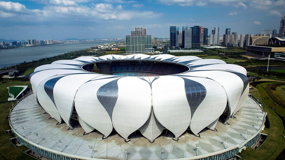 Hangzhou Olympic Expo Center using PIONEER® polypropylene fibers for underground garages a