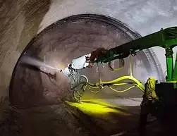 Micro-synthetic fibers can be used to reinforce tunnels or shotcrete_.