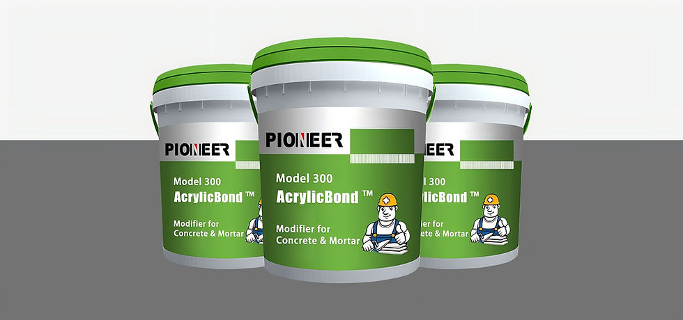 PIONEER® AcrylicBond™300 Acrylic Emulsion for Concrete and Mortar Waterproofing