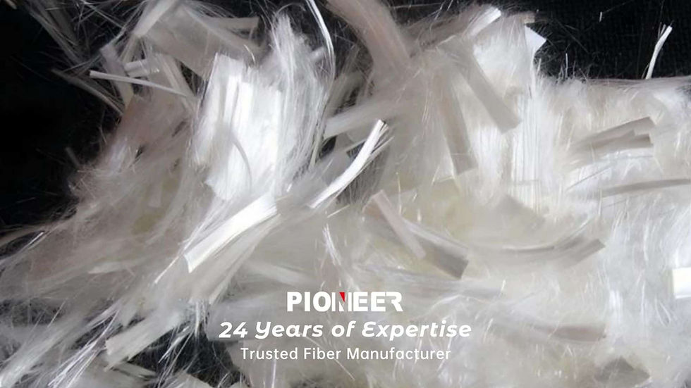 PIONEER PVA fiber high performance concrete reinforcement for crack control and flexural strength improvement
