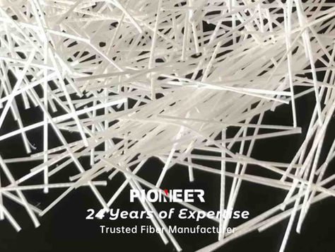 PIONEER HTM Emb embossed macro synthetic fiber for mechanical anchorage and concrete crack control