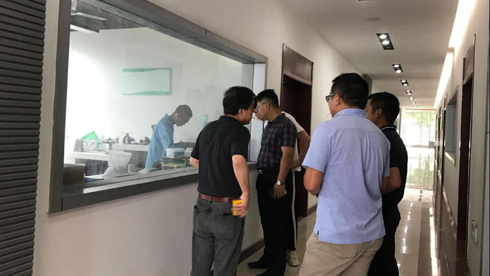 Customers visit PIONEER® factory concrete laboratory(1).jpg