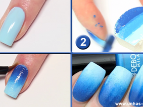 Unhas em degradê