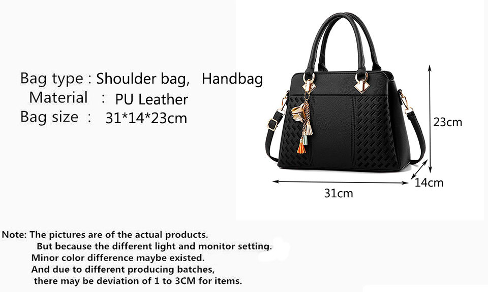 Thumbnail: Gusure Luxury Handbag Women Crossbody Bag with tassel hanging Large Capacity Fem