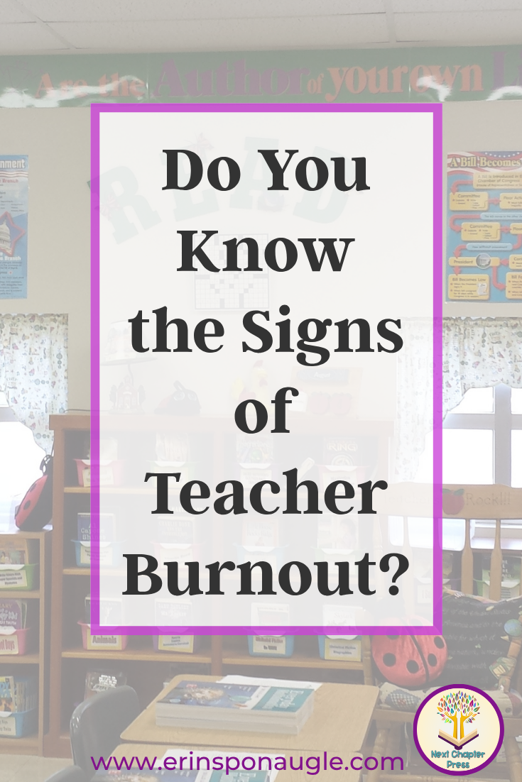 warning signs of teacher burnout