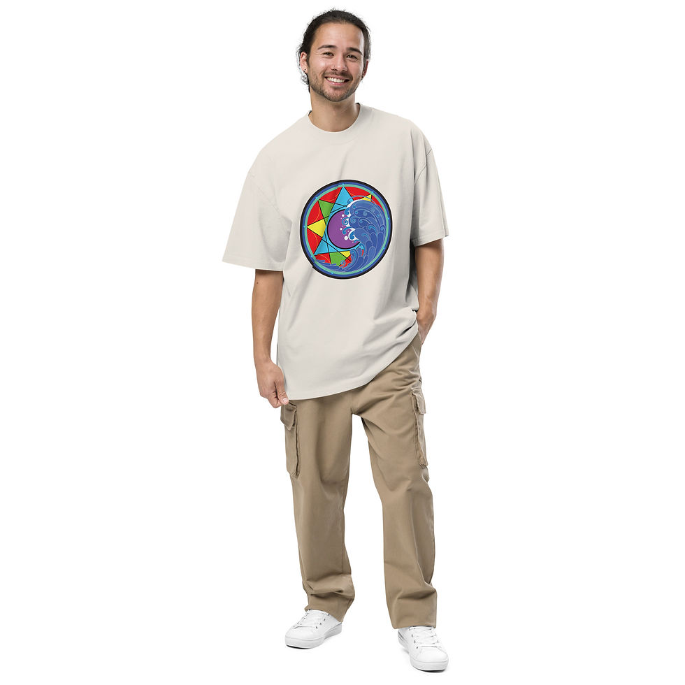 Thumbnail: Oversized faded t-shirt
