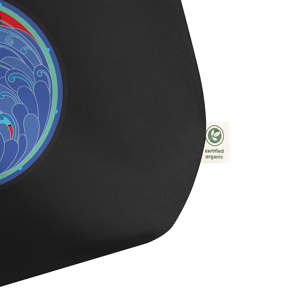 Thumbnail: Large organic tote bag