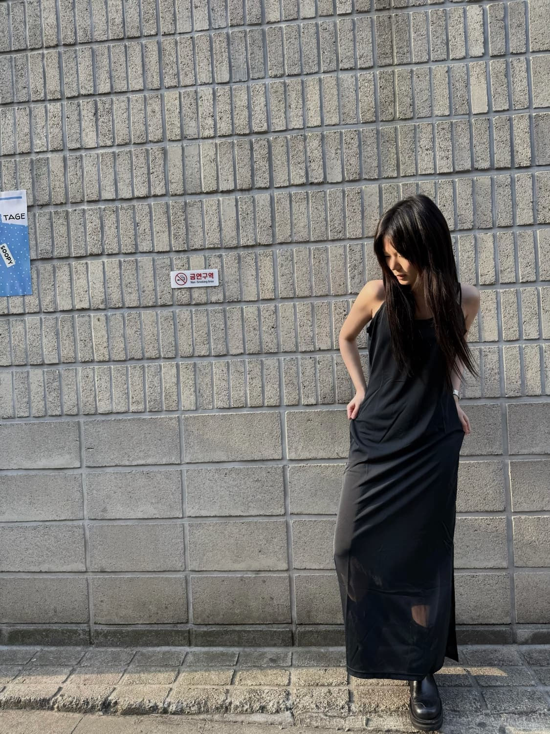 Jean Paul Gaultier long sleeveless one piece