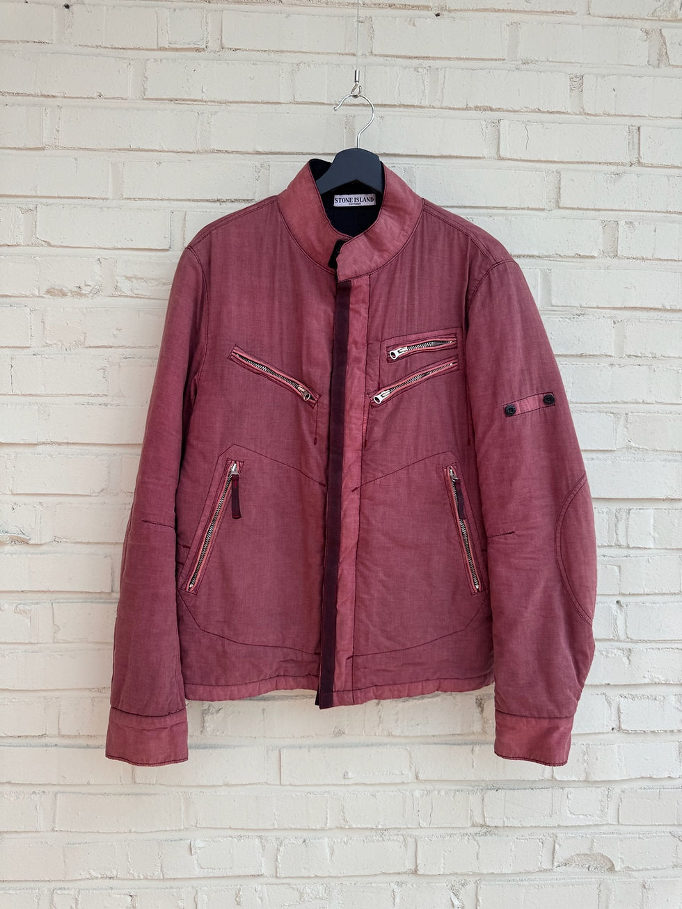 Thumbnail: Stone Island cotton detail windbreaker