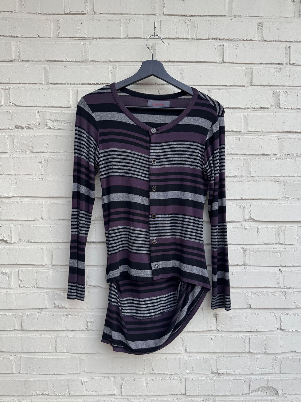 Thumbnail: Yohji Yamamoto noir button detail long sleeve