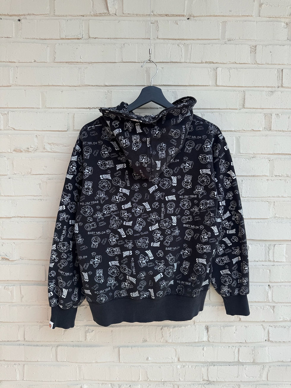 섬네일: Bape baby milo detail hoodie