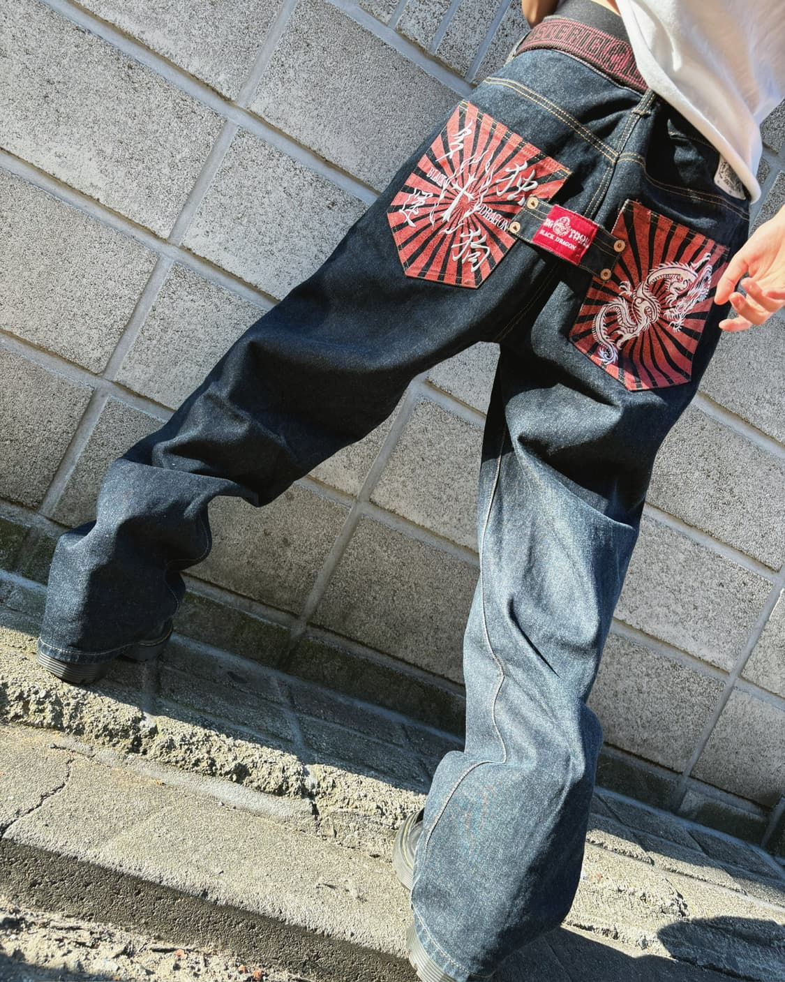 Dog Town wide old school denim pant