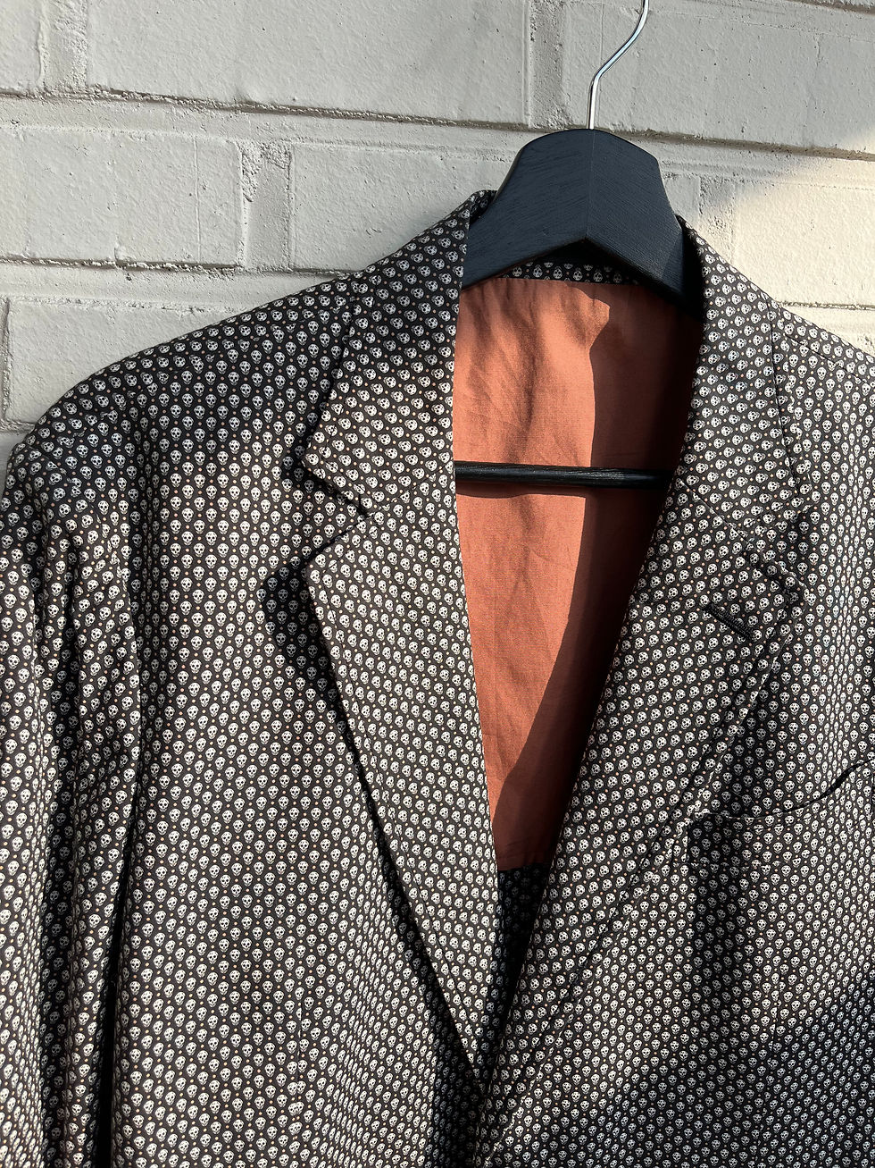 Thumbnail: Alexander McQueen skull pattern blazer