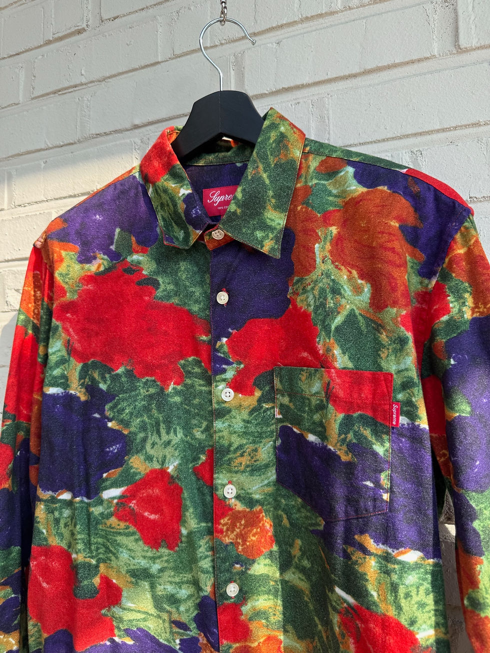 Thumbnail: Supreme flower pattern shirt
