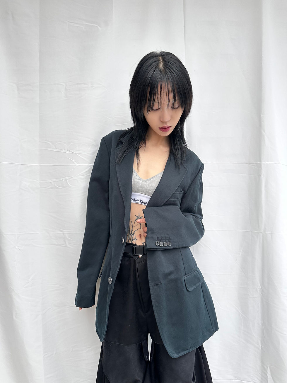 섬네일: Gucci cotton washing blazer