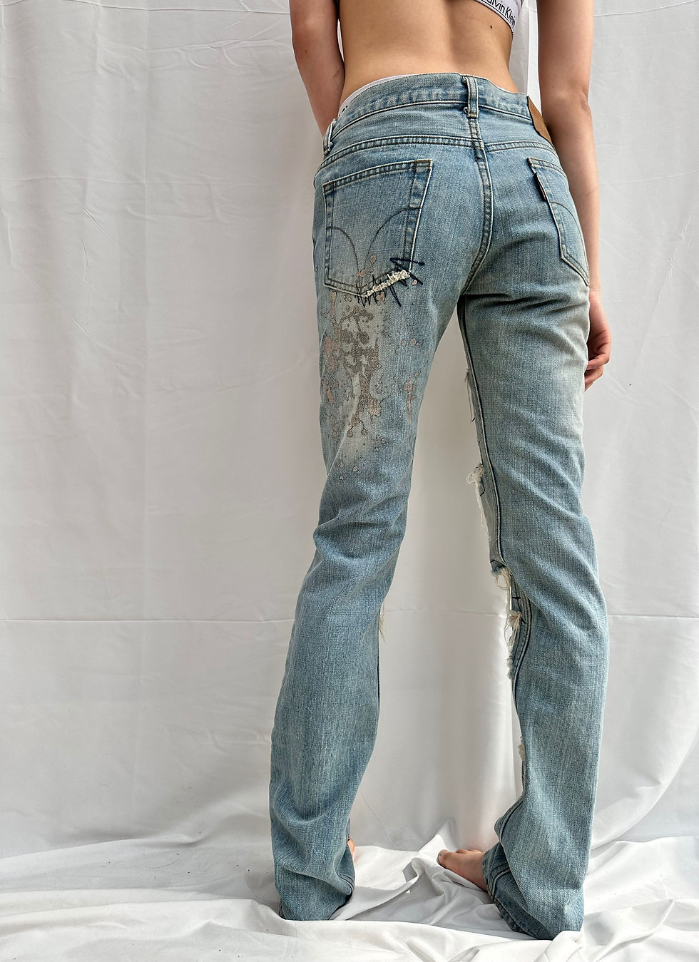 섬네일: Hysteric glamour grunge jean
